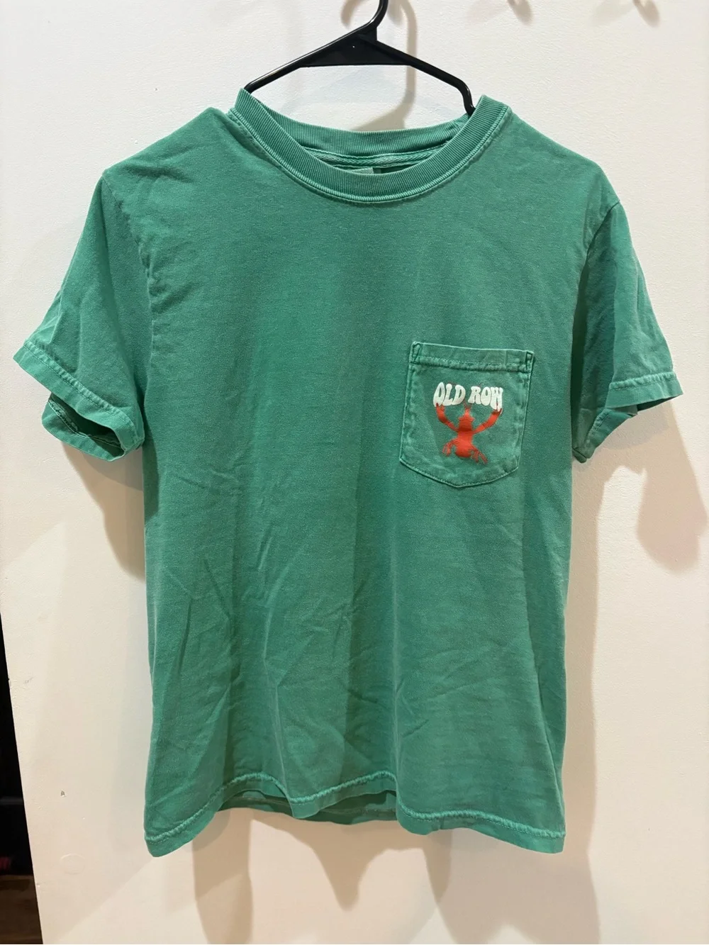 Men's Green Graphic Tee - Call Me Crawdaddy